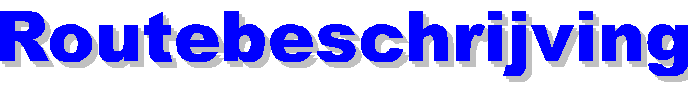 Routebeschrijving